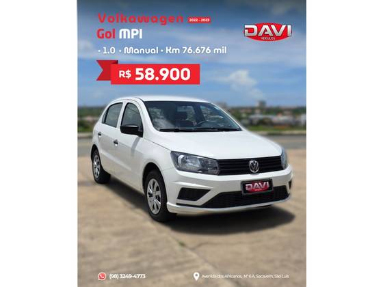 VOLKSWAGEN GOL 1.0 12V MPI TOTALFLEX 4P MANUAL